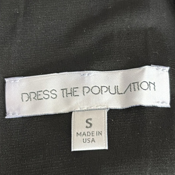 Dress The Population Lola Scoop Back Sequined Bodycon Dress - Size Small - Picture 6 of 8